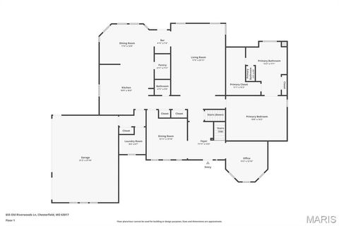 Tiny photo for 655 Old Riverwoods Lane, Chesterfield, MO 63017 (MLS # 26033129)