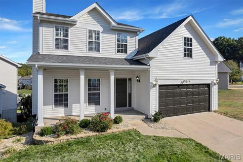 Tiny photo for 586 Brook Meadow Drive, Ballwin, MO 63021 (MLS # 25066384)