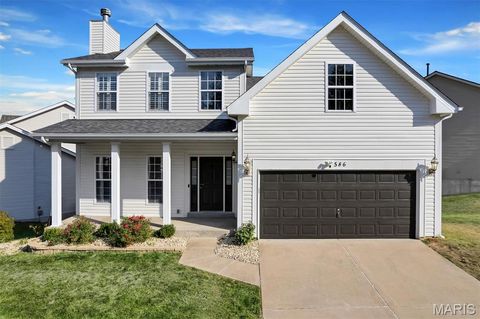 Photo of 586 Brook Meadow Drive, Ballwin, MO 63021 (MLS # 25066384)