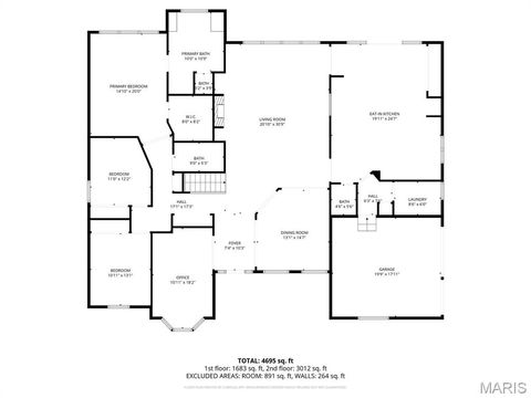 Tiny photo for 17659 Wildridge Drive, Wildwood, MO 63005 (MLS # 26007224)