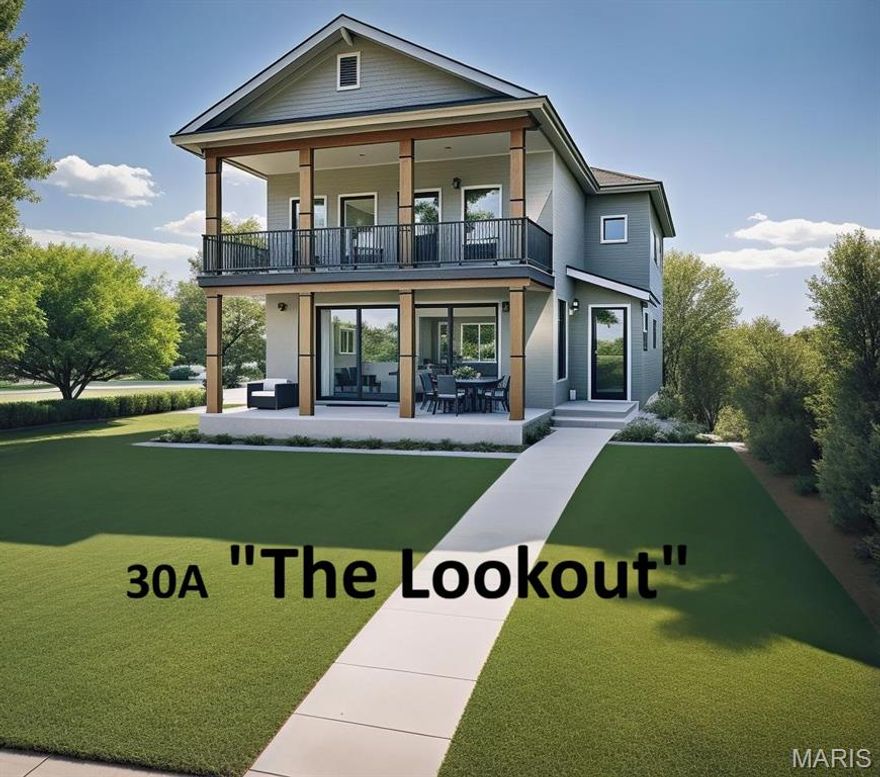 Introducing "The Lookout - 30A", a stunning to-be-built contemporary home inspired by the iconic beachfront retreats of Florida’s Scenic 30A. This custom home offers unmatched curb appeal boasting a large covered patio & a stacked balcony designed to capture panoramic views of Brentwood Park! Step inside to an open-concept main level featuring an abundance of natural light, 9ft ceilings, engineered hardwood floors, and a gas fireplace as the heart of the living space. The kitchen features an oversized quartz island, custom cabinetry, tiled backsplash, a walk-in pantry, & seamless flow into the large dining room overlooking yet another covered patio! Custom built-in cubbies, a convenient walk-up office & half bath completes the main level. Upstairs, retreat to 2 junior suites, each with walk-in closets & private en-suite baths. The primary suite is a true sanctuary, boasting a spa-like master bath with a freestanding soaking tub, oversized shower, dual vanities, and a private balcony overlooking the treetops and park. The detached 2-car garage includes a rare flex studio suite complete with a full kitchen & bath plus washer/dryer hookups—ideal as a home office, guest quarters, in-law suite, or an income-producing rental. Located in the heart of Brentwood, enjoy walkable access to parks, trails, and top-rated schools while living in a home that feels like a permanent vacation. "The Lookout - 30A" isn’t just a home—it’s a lifestyle. Customize your finishes and make it yours today! Pricing subject to change.