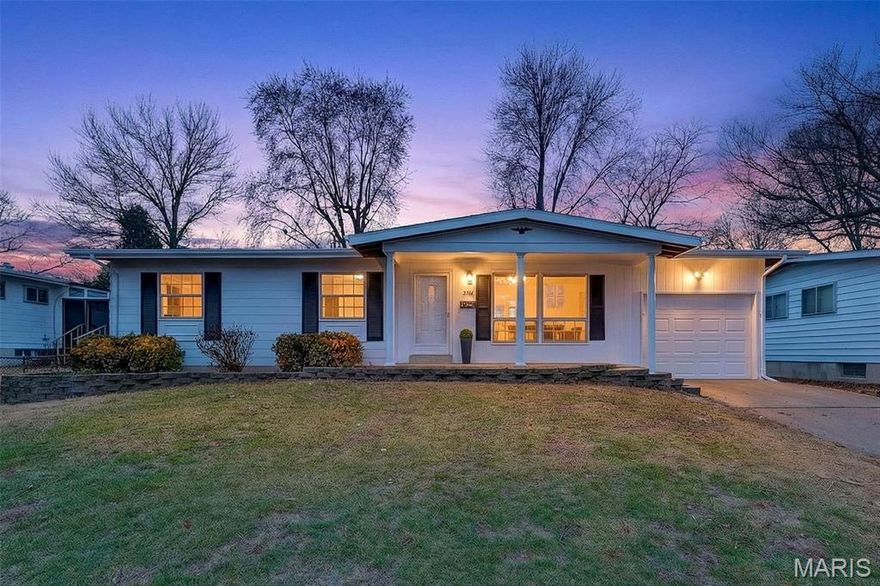 **OPEN SUNDAY 11AM-1PM**
Step into this freshly updated ranch in the heart of Florissant. Offering 3 bedrooms and 2 baths, this home has been meticulously refreshed top to bottom to accommodate your active lifestyle. The brand-new kitchen features sleek cabinetry, stainless steel appliances, quartz counters and modern finishes. Both both bathrooms have been fully reimagined. with new tile flooring, full tile surround in the showers, new vanity, faucets, hardware and lighting. Enjoy peace of mind with a new roof (3/7/2026), fresh landscaping, and all-new luxury vinyl plank flooring on the main level. This home has been updated inside and out. Additional highlights include updated lighting, freshly painted interior and exterior, new windows in the lower level, and an oversized one-car garage. All of this is set on a fenced yard perfect for privacy. Don’t miss out—this gem won’t last long!