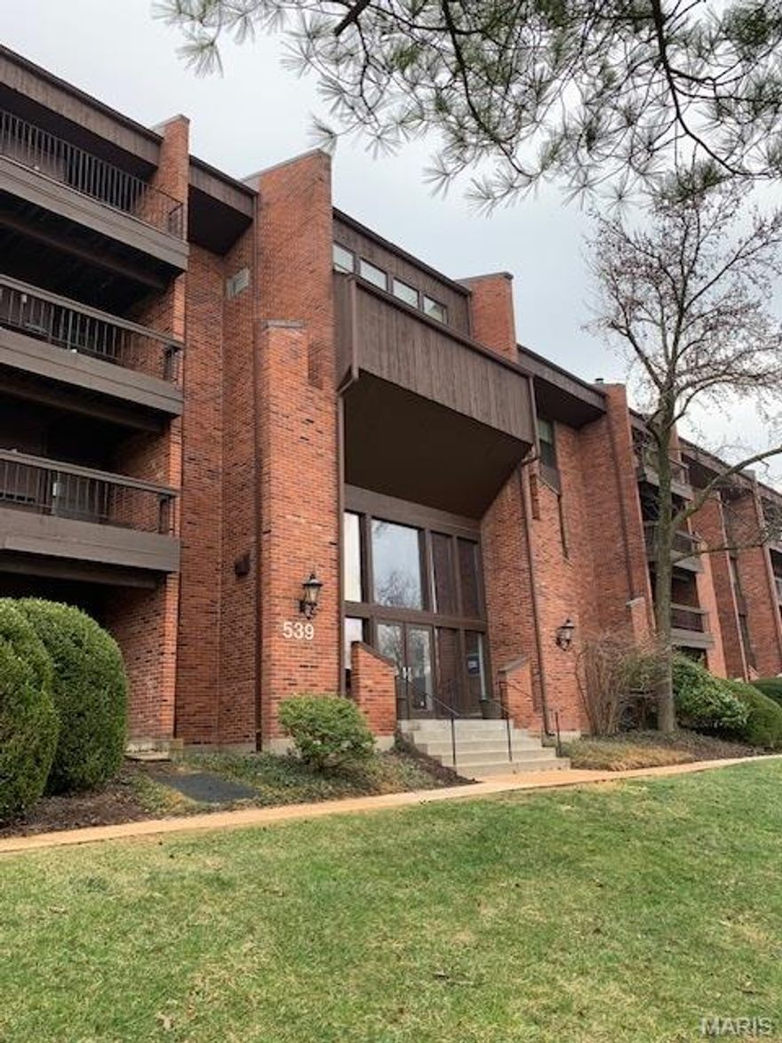 Coming Soon in the heart of Creve Coeur.
This expansive residence offers over 1,700 square feet of thoughtfully designed living space. A light-filled living room flows into a separate dining room, creating an inviting setting for everyday living and entertaining. The eat-in kitchen with ample storage, while a versatile office or sitting room offers the opportunity to create a third bedroom, den, or guest space. The private primary suite features a walk-in closet and a generously sized ensuite bath, complemented by a spacious second bedroom which has a Murphy bed for guests. 2nd full bath for guests. Additional highlights include in-unit laundry, abundant storage throughout, two in building storage units, a deck, and newer HVAC, Dishwasher. Parquet Wood Flooring throughout most of the unit. Set within a secure building with keyed entry and private garage parking. Enjoy exceptional community amenities including a pool, tennis courts, and a clubhouse with sauna, changing rooms, entertainment spaces, and a library. A wonderful opportunity to create your ideal home in one of Creve Coeur’s most sought-after communities. At this price seller is selling AS IS in Current Condition.