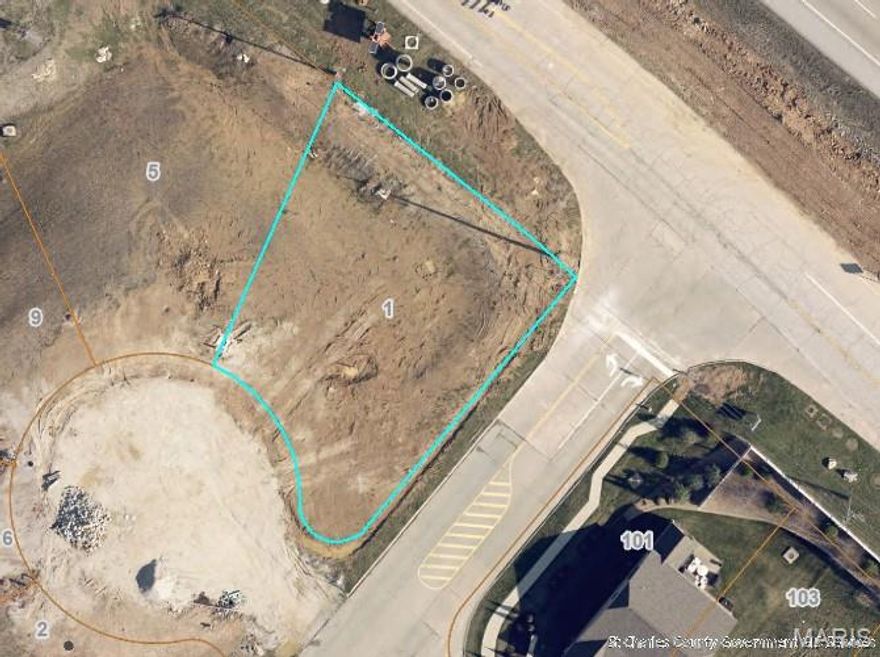 Explore the possibilities this exceptional Lot 1 of Village at Quail Ridge has to offer in the sought-after Wentzville/Lake St. Louis area. It’s a perfect opportunity to create the home you’ve always envisioned. Utilities are already in place, including electric, water, and sewer and more— bring your builder and your plans or let Avondale Custom Homes custom build you a home. Situated within a platted subdivision with protective restrictions to help maintain value and quality. Conveniently located with easy access to I-70 and I-64, making commuting a breeze. Don’t miss out on this great opportunity to build your future home. Privacy fence to be installed at back of lot.