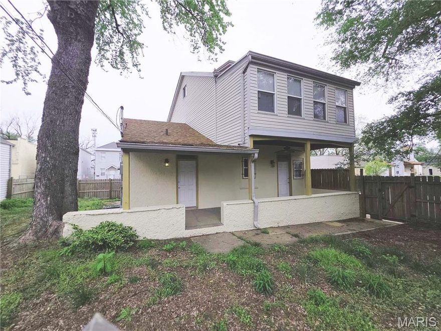 HUGE 3,500 SFT GARAGE/SHOP!! with 200amp electric service WITH 2 bed, 1.5 bath house 6 cars can fit in garage!! The detached garage is 3500 sqft with a partially finished area with a rough in for a Kitchen, laundry and bath!! This could easily be converted to a living area and subleased or for whatever you need. GREAT WORKSHOP/STORAGE!! The garage has an 8' double garage door with opener, The super tall ceiling (9-10') House was updated in 2013 and the seller just installed new flooring in kitchen and laundry room. Has newer stainless steel appliances.. Also, new carpet in bedrooms. Rent will bring $1100. Passed occupancy last year! House roof was replaced October 2023. New HVAC 2025 Garage roof was replaced 2011. Seller has never lived in the property. Professional photos being taken the 15th.