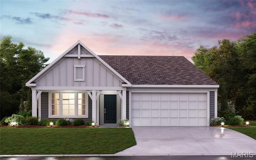 New construction by Fischer Homes in the beautiful Serenity Woods community, featuring the stunning DaVinci design. This thoughtfully designed layout is perfect for style and practicality with, 3 bedrooms and 2 full baths. The inviting family room is the heart of this plan, making it the perfect gathering space. The open kitchen with a large island and walk-in pantry connects to the morning room. The owner's suite features a private bath and walk-in closet. The spacious 2-bay garage completes this exceptional home.