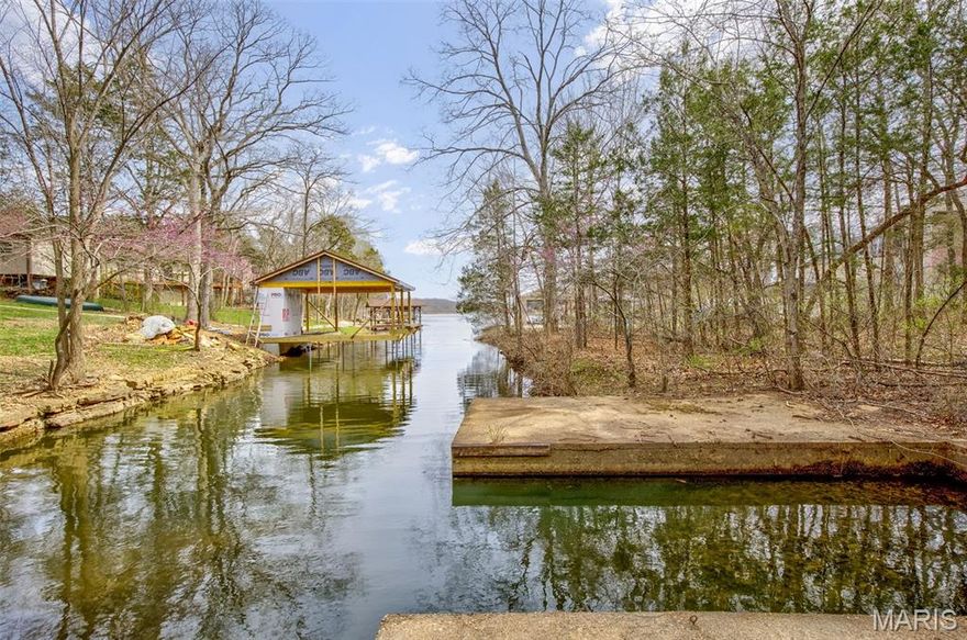 Tucked away in a quiet cove you'll find two of the last remaining lakefront lots on Lac Lafitte! You'll also find a concrete boat slip! For sale are Lots 1 & 2, Block A, Plat 22 of Terre du Lac. Lac Lafitte is a ski lake. Make this your dream home location or weekend getaway at the lake! Terre Du Lac is a recreational community comprised of 5,200 acres just 55 miles south of St. Louis. 16 lakes, beaches, fish, boat, swim. Utilities available. Buyer is responsible for utility connections. Schedule a showing today!