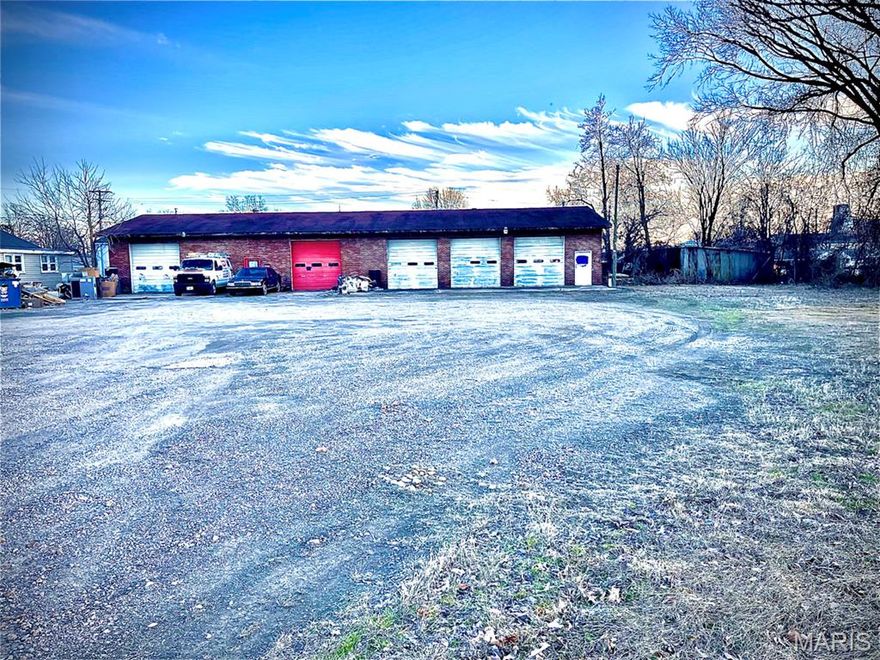 Exceptional opportunity to acquire a 3,456 sq ft one-story service garage building with direct access from East Bus 60, offering outstanding visibility and convenience. Built in 1984, this property features four garage bays, each consisting of 864 sq ft. Every bay is equipped with: Dedicated storage space, private bathroom, and a small office area. The flexible layout makes this property ideal for owner-operators or investors seeking multiple income producing units. All utilities are available to the property, further enhancing its development and redevelopment potential. Well suited for automotive services, contractor space, light industrial use, flex space conversion, or a variety of commercial ventures. With strong access, functional design, and versatile use options, this property presents an excellent opportunity for growth and long-term investment.