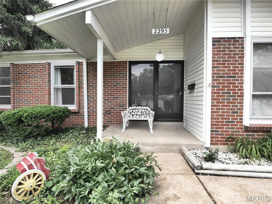 Great opportunity for investor or family looking for an affordable 3-bedroom, 2 bath ranch home to update and make their own. Home has a 2-car rear entry garage and is located on a .28-acre lot with partially fenced backyard that backs up to trees for added privacy. There's an entry foyer that adjoins a spacious living room and leads the kitchen area with a breakfast bar and breakfast room where glass sliding doors lead to the rear entry garage with opener. The driveway can serve as a great area to entertain and have your barbeques, or for someone making a workshop out of the garage and wants some privacy. Wood floors are in excellent shape and can easily look better and if you want to refinish them. New flooring in the foyer and kitchen/breakfast room areas as well as painting throughout will help to increase home value. The lower level has been framed out and can easily be turned into an awesome lower-level recreation or lower-level family room - the pool table stays. Plus, there is a rough-in for a 3rd full bath in the basement. The new commode in the garage will stay. There's an extra fenced-in area behind garage for a garden or a pet. Kitchen refrigerator, washer and gas dryer stays. The 100amp breaker box is newer. Property is being sold as-is; seller will not do any inspection nor make repairs. Overland occupancy inspection will not be ordered by seller. Sidewalk in front of home. Backs to Norman Myers Park. Great central location.