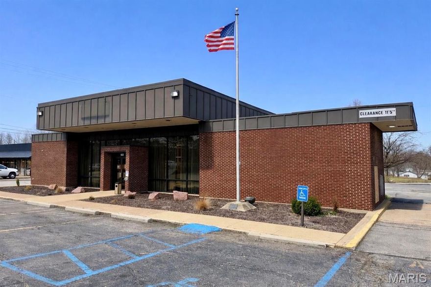 Prime commercial opportunity at a highly visible location on Highway 32 in Salem, MO. This former bank building offers a solid, well-constructed structure with excellent road frontage and convenient access, making it ideal for a variety of professional, retail, or service-oriented uses. The property features 3500+/- s.f. with brick exterior, prominent street presence, and ample on-site parking on .64 acre lot. Originally designed for financial services, the building is well-suited for conversion to medical/dental offices, professional services, retail, insurance, government use, or a specialty service. Located on a main thoroughfare, the site benefits from strong daily traffic counts and easy access. This is a rare opportunity to acquire a recognizable commercial building in a growing regional market with excellent adaptability and long-term value. Renovation scheduled and price will increase as progress continues.