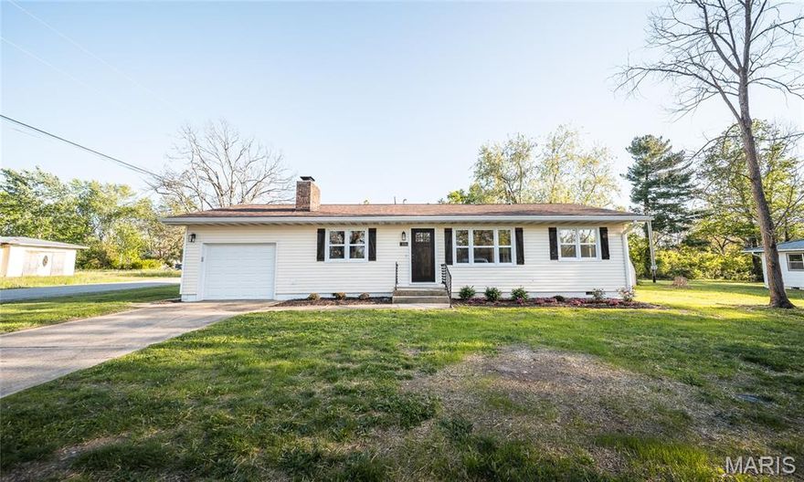 NEW, NEW, NEW! Completely remodeled 3-bedroom, 1-bath home with stylish updates and a move-in ready feel throughout. This charming home features luxury vinyl plank flooring throughout, creating a clean and modern look with easy maintenance. The beautifully updated kitchen offers white tile backsplash, stainless steel appliances, and a fresh, inviting design that makes the heart of the home shine.

Major improvements have already been completed for you, including a new roof, new windows, new kitchen, new bathroom, new flooring, and new stainless steel appliances. The living space is warm and welcoming with a cozy wood-burning fireplace, while central gas heat and air provide year-round comfort.

Outside, you will appreciate the 1-car garage, concrete driveway, and new landscaping that adds attractive curb appeal. Whether you are searching for your first home, downsizing, or simply looking for a property where the work has already been done, this beautifully remodeled home is ready to impress.