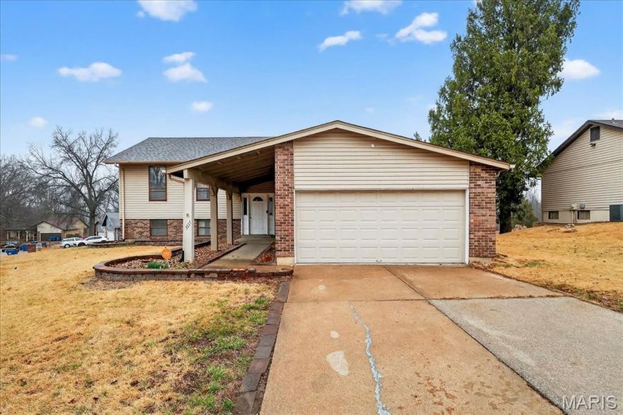 Located in the Trailwoods Subdivision and the Hazelwood Central School District. Brick and vinyl sided split foyer sitting on a spacious lot the backs to open ground and lake. Interior provides vinyl plank flooring, white 6 panel doors, vaulted ceilings and generous sized rooms. The kitchen has freshly painted cabinets, hard surface counters and all appliances displayed. From the kitchen window you get a nice view of the lake. 14 x 14 primary bedroom with an updated master bath. The 0ther 2 bedrooms are also generous in size. the hall bath has also been updated. The lower level open area is 24 x 12 and offers space for pool tables , ping pong tables or just an area for entertaining. the furnace/laundry/storage room is 24 x 22 with 2 big egress windows, a roughed in bath, an electric panel updated in 2025 and a 7 yr old water heater. Through the sliding glass doors the calming lake is at your reach.