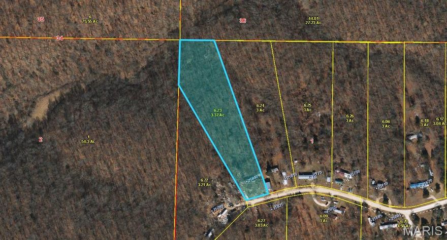 Rural residential lot in the county with 3.37 acres  located at the end of a  gravel road. Public water and electric are already on site, making it ready for your vision. The land is gently rolling and heavily wooded, with a cleared area near the front and ample space to build farther off the road for added privacy. Whether you’re planning a custom home or a mobile/manufactured home, this property offers flexibility and a scenic view of the surrounding countryside. There are great spots on this property sit and watch the wildlife and enjoy nature, all while staying conveniently close—just 15 minutes to the west gate of Fort Leonard Wood and 10 minutes to Laquey School. With room to roam and endless possibilities, this is your opportunity to create the lifestyle you’ve been looking for.