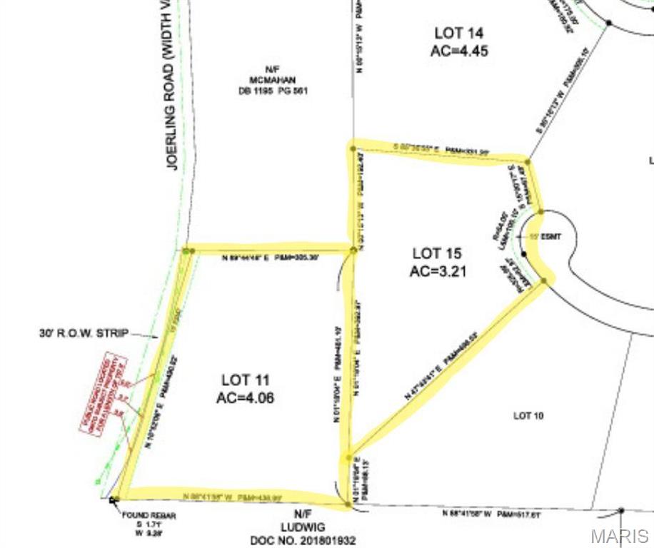 Lot 11 and Lot 15 Hunters Ridge