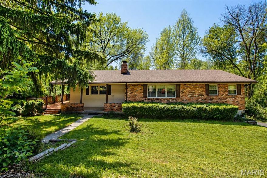 This one checks all the boxes—comforts of the city with the privacy of nearly 1.5 acres!
This private ranch home has been beautifully maintained which shows throughout.
Step inside to a clean, updated main level with plenty of space!  Two fireplaces add that extra cozy feel you’ll appreciate year-round.
The partially finished walkout basement provides you even more room to spread out—perfect for entertaining, a rec area, with an additional living space that could be used for an office or guest room —with easy access to the garage.  
Major updates include new flooring, fresh paint, a newer roof and HVAC system (both approx. 4.5 years old), giving you added peace of mind.
If you’ve been looking for space, updates, and a well-cared-for home in a convenient location—this is it —schedule your showing today.