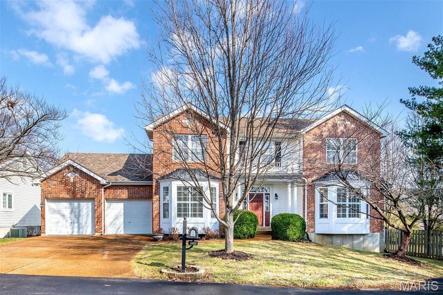 Welcome to 8822 Lynn Ln, this beautifully updated 1.5 story is looking for a new family to call it home! Fully updated kitchen boasts gorgeous solid surface counter tops, large center island with breakfast bar, & custom cabinetry, with all appliances to stay, every chef’s dream! Beautiful hardwood flooring in the foyer & family room. Separate dining room, breakfast room and main floor laundry!! Main floor primary bedroom suite with bay windows & walk-in closet; double sinks, jetted tub, & walk-in shower. 4 large bedrooms & 2 full bathrooms upstairs with a loft area. Tons of windows make this home cheery and bright! Beautiful built-in bookcases around the living room fireplace. Full unfinished basement with bathroom rough-in! Thermal efficient windows throughout the whole house! Huge patio and expansive fenced in yard. Architectural shingle roof, zoned HVAC & NEW hot water heater! Highly desired neighborhood and sought-after Lindbergh Schools, close to shopping, restaurants, Laumeier Sculpture Park, easy Highway 44 & 270 access. Schedule a showing today!