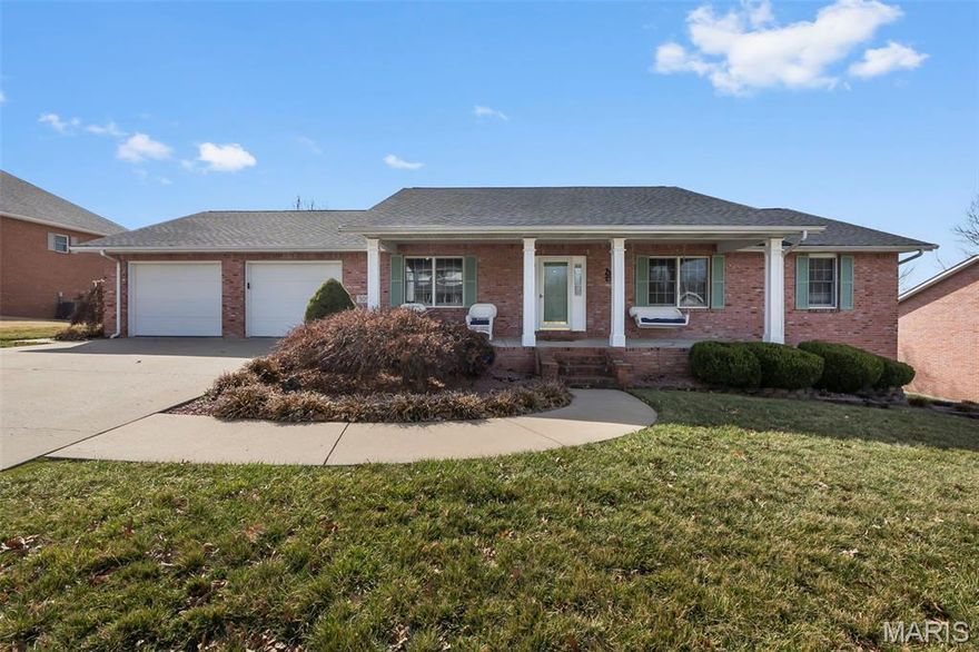 STUNNING ALL-BRICK RETREAT in Alma Schrader! This 4-bed, 3-bath gem is the ultimate blend of luxury and function. Start your mornings in the breathtaking sunroom, then head to the open-concept kitchen featuring sleek granite countertops. Relax by the built-in electric fireplace upstairs or retreat to the lower-level family room with its cozy gas fireplace. The massive master suite is a true sanctuary, boasting a walk-in closet and a whirlpool tub for ultimate relaxation. NEW flooring shines throughout main areas, complemented by fresh paint. Need space? Don’t miss the John Deere room, oversized workshop garage, and massive basement storage. Walk out to your sprawling backyard or enjoy the peace of mind of a newer roof. Central vac included! Your dream home awaits—SEE IT TODAY!