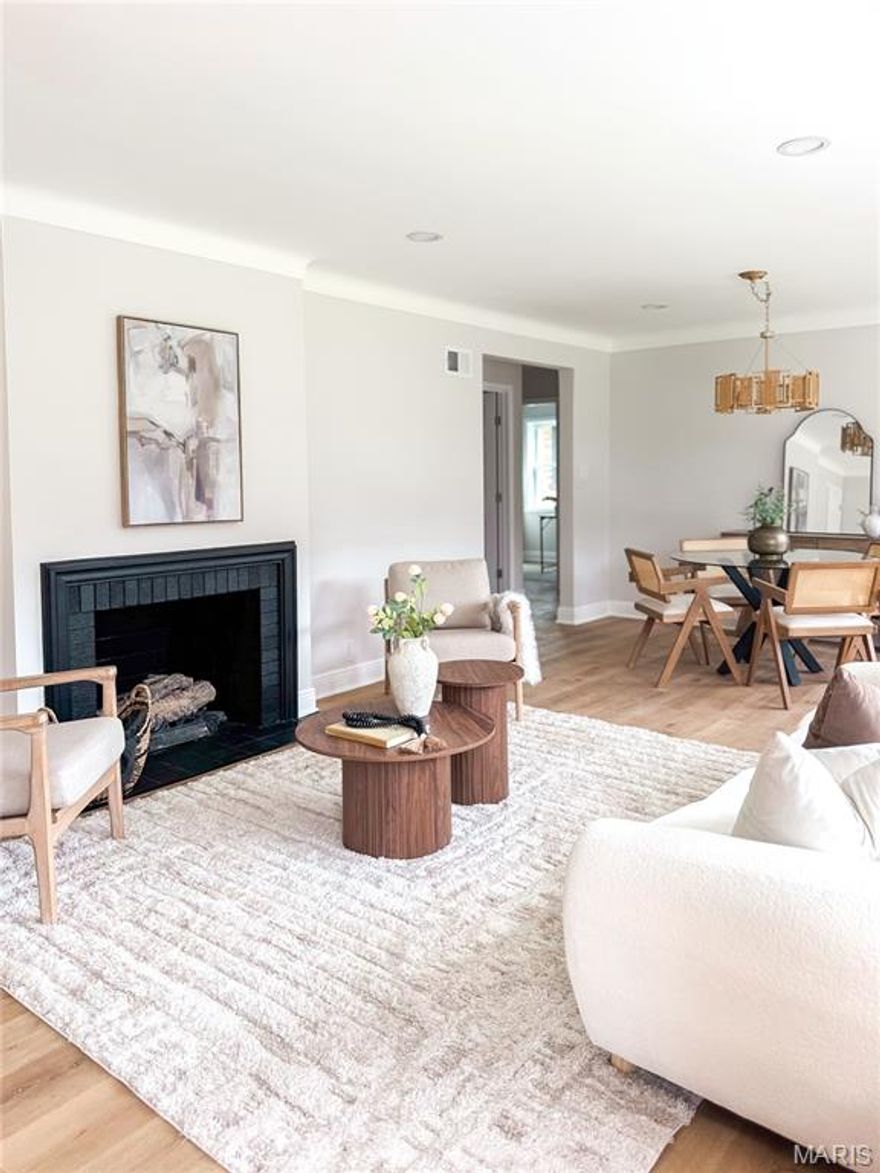 Rarely do you find a fully renovated ranch-style home in the city, and this one checks all the boxes. Nestled on a quiet cul-de-sac in desirable Holly Hills Gardens subdivision, this 3-bedroom, 2-bath home offers comfort, style, and convenience all in one.
Step inside to an inviting and cozy living room featuring a beautiful fireplace and adjoining dining area, perfect for everyday living or entertaining. The brand-new modern kitchen showcases quartz countertops, stainless steel appliances, and stylish finishes throughout.
The finished basement adds even more living space with a comfortable family room, sleeping area, and great updates. Outside, enjoy the amazing covered patio complete with a built-in barbecue grill and fully fenced backyard-ideal for relaxing or hosting guests.
From finishes to the overall flow, no detail was overlooked, creating a thoughtfully designed space
A rare gem that has it all and it is close to everything you need.