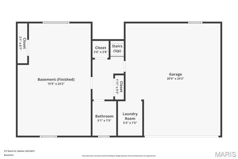 Tiny photo for 517 Ranch Drive, Ballwin, MO 63011 (MLS # 25069475)