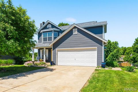 Photo of 537 White Fence Drive, Wentzville, MO 63385 (MLS # 26029880)