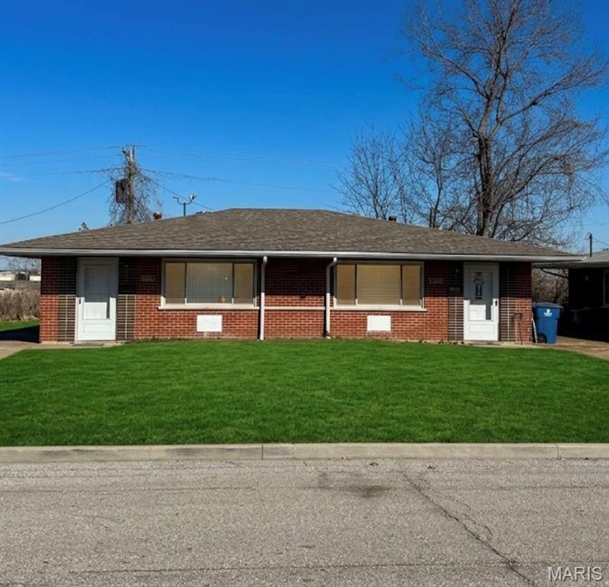 Excellent duplex investment opportunity at 9743 Treadway Ln in St. Louis! This fully occupied property features two 1-bedroom, 1-bathroom units, offering immediate rental income from day one. The right unit was updated in 2024, while the left unit was renovated approximately five years ago, providing a solid balance of recent improvements and long-term stability. Each unit offers a functional layout and strong rental appeal. Conveniently located near major highways, shopping, and everyday amenities, this property is a great addition to any investment portfolio. Tenant occupied — please do not disturb tenants.