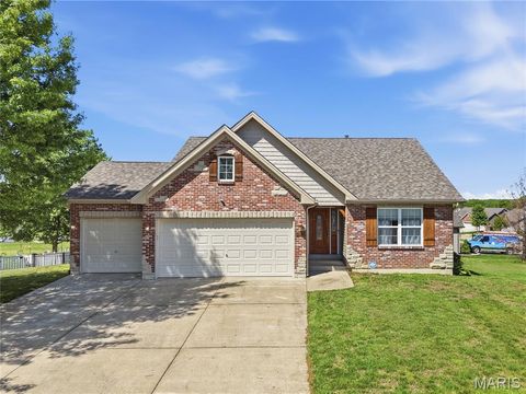 Photo of 911 Pittsburg Landing Drive, Wentzville, MO 63385 (MLS # 26025413)