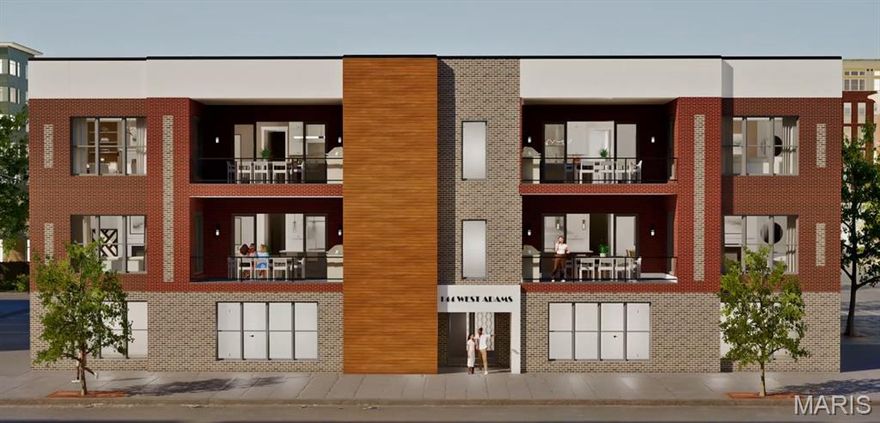 Welcome to The Clay Adams! Kirkwood’s Newest Luxury Penthouse Development.  Four custom units each with 3 beds, 3.5 baths and 2,377 sq ft of living space. Each one level unit can be customized to your specific taste.  Open floor plan features Kitchen with large center island that looks out to Private Balcony. Spacious Great Room with large windows adjoins kitchen and balcony as well. All units include Master Suite with high end Master Bath featuring free standing tub and dual vanities. Beds #2 and #3 are both en suites. In unit laundry. Elevator building with two units on each floor. Located in downtown Kirkwood at the corner of Clay and Adams across from St.Peters Catholic School.  Privacy, Convenience, and Sophistication in the HEART of Kirkwood at The Clay Adams!