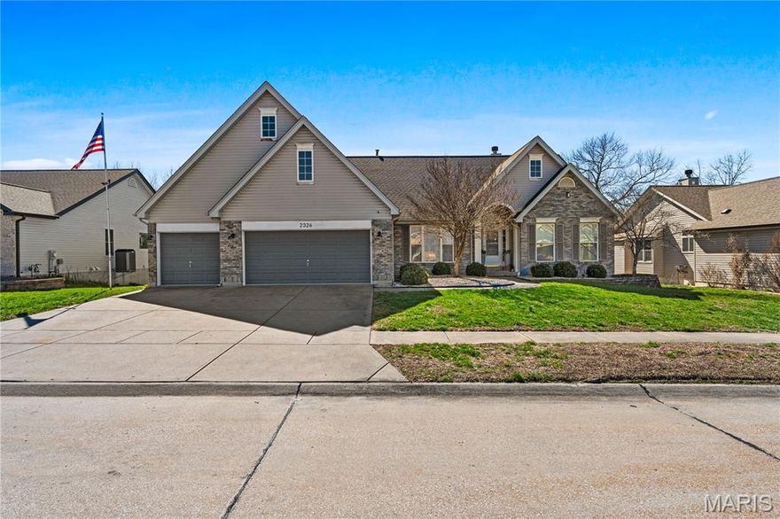 Welcome to this stunning atrium ranch in the highly desirable Silver Lake Estates subdivision, offering over 3,800 sq ft of finished living space, 4 bedrooms, 3 full baths, and a 3-car garage on a private lot backing to woods. This move-in ready home combines spacious living areas, beautiful natural light, and excellent entertaining spaces inside and out. Step inside to an open floor plan with soaring cathedral ceilings, where the expansive living room features a cozy gas fireplace and dramatic atrium windows overlooking the wooded backyard. The formal dining room flows seamlessly into the heart of the home an oversized kitchen with breakfast bar, walk-in pantry, and adjacent hearth room perfect for everyday living or entertaining.The main-floor primary suite offers a relaxing retreat with a walk-in closet and a spa-like bath featuring double vanity, separate tub, and shower. Two additional bedrooms and a full hall bath complete the main level, along with a convenient main-floor laundry with direct access to the 3 car garage. The finished walkout lower level expands the living space with a large recreation room, family room, wet bar, fourth bedroom, full bath, and abundant storage, perfect for guests, entertaining, or multi-generational living. Outside, enjoy the peaceful backyard setting backing to trees with deck and patio spaces ideal for relaxing or hosting gatherings. Recent improvements include a newly installed roof, adding peace of mind for the next owner. Residents of Silver Lake Estates enjoy community amenities including a neighborhood pool, clubhouse, lake, and maintained common grounds, along with snow removal services. Conveniently located near schools, shopping, and major commuter routes while still offering a quiet neighborhood setting. This beautiful home blends comfort, space, and community. Schedule your showing today!