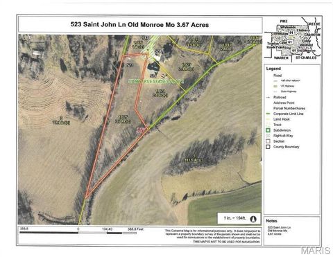 Tiny photo for 523 Saint John Lane, Old Monroe, MO 63369 (MLS # 24040427)