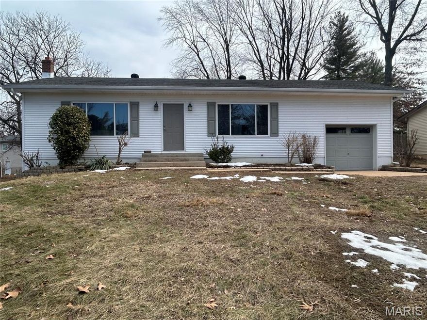 Take a look at this charming 3 bed , 2 bath home located in a private neighborhood in town and within minutes from I-44, shopping, schools, and restaurants. This home has new paint, new flooring throughout , some new lights, kitchen remodel, new garage door opener, and electrical update. The downstairs has some new drywall, new paint, bathroom remodel, a large master bedroom with a walk in closet . Basement has new paint , lights, trim and flooring throughout. Seller is also leaving the brand new staging furniture, at no additional cost to the home and providing a full Choice Home Warranty !