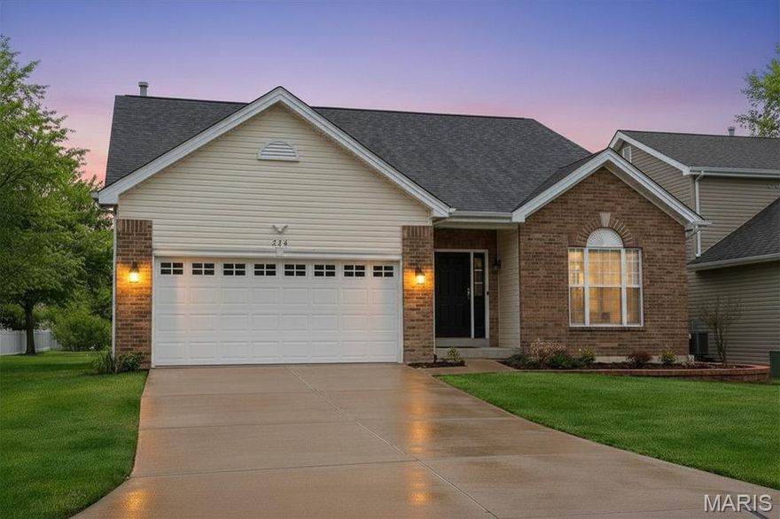 Under Contract but Still Available for Showings  & Ready for an April Closing! Schedule a tour and submit your offer; it could replace the current contract!
Welcome to 226 Greengate Dr — a move-in-ready ranch in Lake St. Louis offering over 3,000 sq ft of comfortable, well-designed living space. Vaulted ceilings create an airy, open feel in the main living area, while the gas fireplace adds warmth and character — the perfect gathering spot when the weather turns cool. The kitchen truly is the heart of the home, featuring a large center island ideal for entertaining, casual meals, or everyday living. The primary suite offers a private retreat with a walk-in closet and en suite bath complete with a soaking tub, walk-in shower, and separate water closet. Two additional generously sized bedrooms and a full bath complete the main level. The finished lower level expands your options with a spacious rec room, private bonus room, full bath, and abundant storage — perfect for guests, a home office, gym, or media space.Step outside to a level, fenced backyard with a deck ready for relaxing evenings, pets, or play.