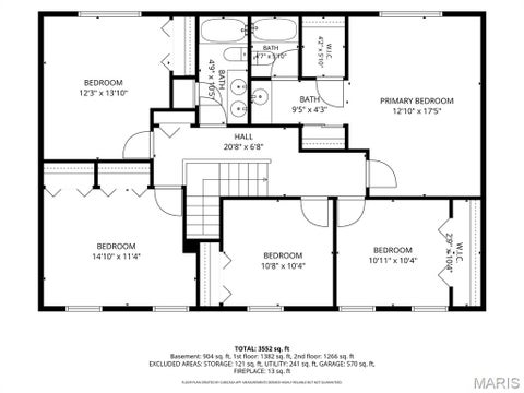 Tiny photo for 184 Gunston Hall Court, Chesterfield, MO 63017 (MLS # 26055713)