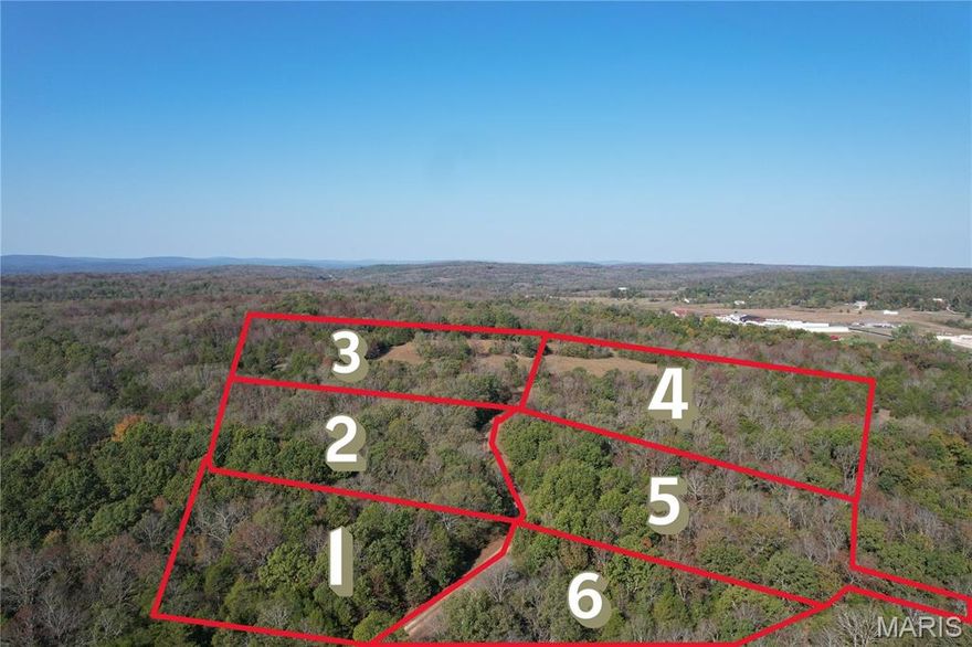 9.5 Acres M/L; 
Just outside Fredericktown, this beautiful property provides the ideal spot for your dream home or a peaceful retreat. Surrounded by nature, you’ll enjoy abundant wildlife and the freedom of no restrictions, giving you endless possibilities—whether you’re looking to build, camp, or simply escape for the weekend.