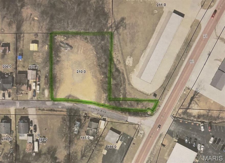 Commercial property Zoned C-1 and C-2 ready to be developed.  So many possibilities-see list attached. City utilities available. Good Commercial lot with having part of the property confront Commercial Street.