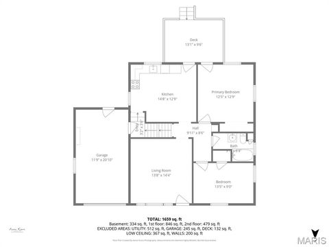 Tiny photo for 1226 Westridge Drive, Washington, MO 63090 (MLS # 26018698)