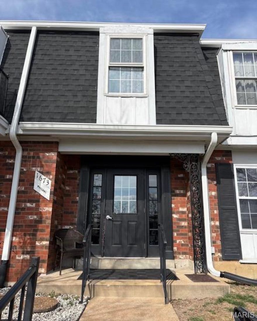 NEW IMPROVED PRICE!! Enjoy effortless MAIN FLOOR condo living in this charming unit in Parc Lorraine Community! Lovely entry foyer to unit. St Louis County Municipal Inspection PASSED!! Immediate occupancy available! 2 Bed 1 Bath,   Huge main bedroom can accommodate king size bed set! Updated Bath with 42" vanity, linen closet inside bath  with ALL APPLIANCES INCLUDED! Bosch front loading washer dryer too! Good closet space, Newer circuit breaker box, Newer roof too! Updated plank flooring, open concept floor plan with side entry to covered porch/patio! Basement storage in building, assigned parking spot. Selling As-Is.  Complex includes pool with locked gate for homeowners, clubhouse and Fitness Center!  All this and close to Hwy 55, parks, shopping,  dining spots and schools too!  Easy to Show!