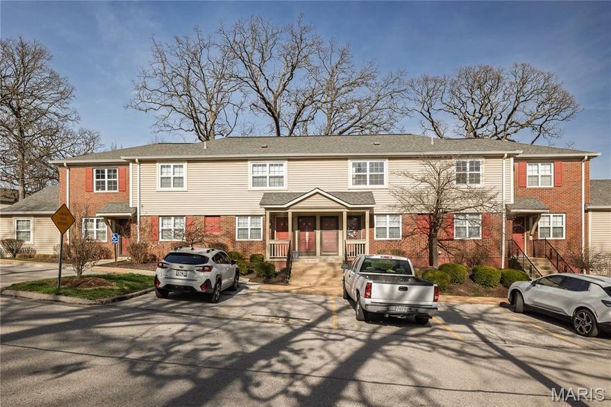 Welcome to this 2-bedroom, 1-bath second-floor condo in one of the area's most sought-after communities. The light-filled living and dining area opens to a private deck, perfect for morning coffee or relaxing outdoors. The kitchen features white cabinetry and stainless steel appliances for a clean, modern look. Convenient in-unit washer and dryer are located in the hallway, and both bedrooms offer great closet space.  LVT Flooring and new recessed lighting.
Enjoy all that Brentwood Forest has to offer, including two swimming pools, tennis courts, a clubhouse, and scenic walking trails. Located just minutes from shopping, restaurants, parks, Clayton, and major highways, this condo offers the perfect combination of comfort, convenience, and low-maintenance living. Don't miss this great condo at a great price!
