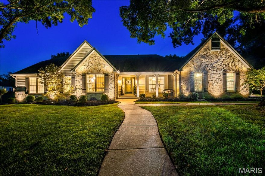 This 3,200 sq ft ranch located in the beautiful Wilson Farm Estates is calling your name. The main floor includes a formal foyer, a separate office with an entire wall of built-ins, formal dining room, vaulted formal living room with wood-burning fireplace and built-in bookshelves, large laundry room with custom cabinetry (washer and dryer to stay), half bath, and large updated kitchen/hearth room combo with solid surface countertops, instant hot water faucet and water filtration system. Hearth room features a gas fireplace and is wired with Sonos sound system. On the other side of the house there are four bedrooms and two full bathrooms zoned with their own HVAC system for truly comfortable sleeping.  
Now to the basement which offers even more space, including a large rec room with upgraded carpet, high-quality padding, and a vapor lock. There is also an additional office, a full bathroom, and two additional finished bonus rooms to be used as a movie room, wine cellar, additional bedrooms, gaming room - the options are endless. Then there is the storage space! Over 1,000 sqft of additional unfinished space and a cedar closet already built for you to fill.
The home also includes custom exterior lighting along the front, an oversized 2 car garage with a workspace, and a large covered platform deck to enjoy the view of the serene .74 acre lot. Enjoy all of this while knowing the costly replacements of HVAC systems and the roof have already been done within the last 10 years.