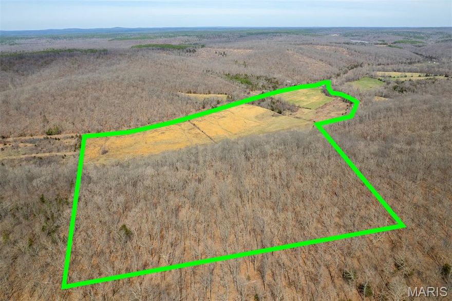 This exceptional 105± acre property offers a rare opportunity to own a versatile and scenic farm with incredible natural surroundings. Boasting frontage along Old Route C and easy access from a state-maintained road, the property combines convenience with privacy in a truly remarkable setting. Bordering over 76,000 acres of Mark Twain National Forest along the north, west, and south boundaries, this land provides unmatched seclusion and direct access to vast stretches of public ground. Whether you’re looking to expand agricultural operations or enjoy the outdoors, this property delivers. Currently utilized for hay production, the open ground is well-suited for continued farming or could easily transition into a productive cattle operation. The gently rolling terrain and established pasture areas create ideal conditions for livestock.  Hazel Creek winds through the property, adding both beauty and a valuable natural water source. The presence of abundant wildlife makes this a dream for hunters and nature enthusiasts alike. Deer and turkey are frequent visitors, and the property is home to a majestic eagle and its nest—an increasingly rare and inspiring sight. With its combination of agricultural potential, natural water features, abundant wildlife, and direct adjacency to national forest land, this farm is a unique and highly desirable offering. Whether you’re seeking a working farm, recreational retreat, or a private escape, this property has it all.
