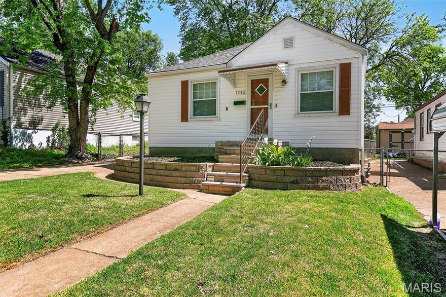 What you have been waiting for!  Dogtown ranch with oversized 21X23' detached garage w/ tall garage doors!  Adorable home featuring original wood floors throughout. Completely repainted throughout! Kitchen with stainless steel appliances including newer Samsung refrigerator and microwave. Remodeled bath with rain showerhead.  Smart Google thermostat and doorbell. Leviton switches in Living Room. Updated electrical panel with secondary 100 amp service in detached garage. Furnace and roof less than 12 yrs of age.  Gutterguards, fenced yard and newer front retaining wall landscaping beds. Will not last long!