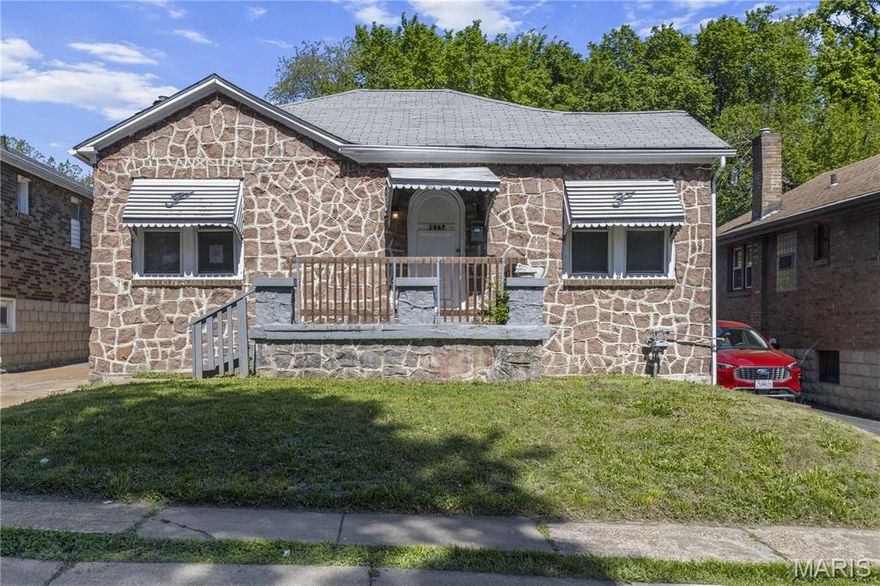 Cute Bungalow in Normandy! This 3 bedroom  1 bath property has been freshly painted, with beautiful hardwood floors throughout the home. This home has all the potential for first time home buyers, or investor looking to add another rental to their portfolio! Come check this out before its too late!