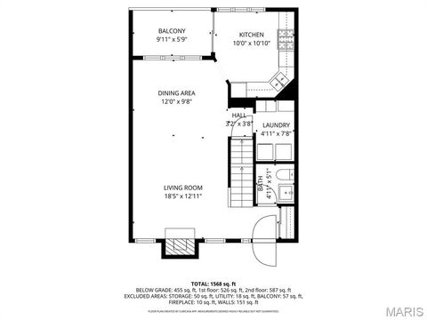 Tiny photo for 1436 Whispering Creek Drive, Ballwin, MO 63021 (MLS # 25079053)