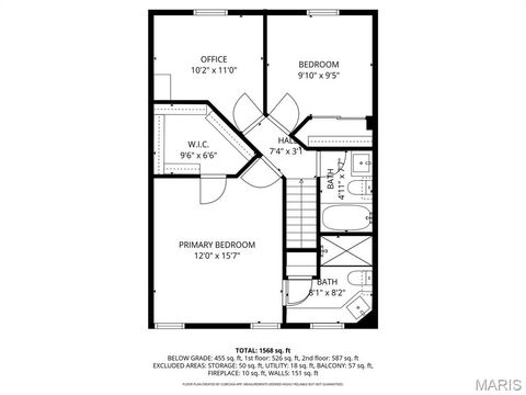 Tiny photo for 1436 Whispering Creek Drive, Ballwin, MO 63021 (MLS # 25079053)