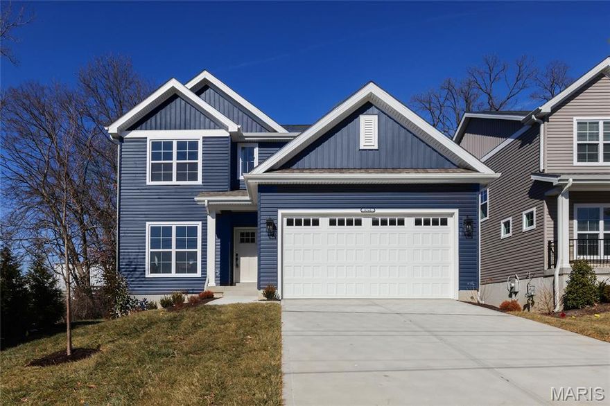 Spectacular newly built, custom 4 bedroom, 2.5 bathroom, 2275 sqft., two-story home with an open floor plan, built by Kingbridge Homes. Front entry 2-car garage, 9 ft. first floor ceilings, Luxury Vinyl Plank flooring throughout the first and second floor, 5 1/4” base throughout the house. Office/dining room has panel molding. 

Kitchen and butler's pantry features 42” cabinets, quartz countertops, KitchenAid stainless appliances including gas range, dishwasher, microwave, vented hood. The kitchen and breakfast area flows openly to the spacious family room with 36" gas direct vent fireplace and custom mantle. The entry from garage has built-in cubbies. Second floor laundry room. 

The spacious primary suite has two large walk-in closets, soaking tub, separate 54" shower, enclosed toilet area and a double vanity. Private rear yard with 14" x 20" concrete patio and a great lot. 

This home is perfect for entertaining family & friends. Location could not be better – convenient to restaurants & shops, Schools, community center, and county parks - easy access to highways.