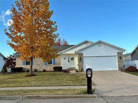 Photo of 447 Briarwood Lane, Wentzville, MO 63385 (MLS # 25073845)