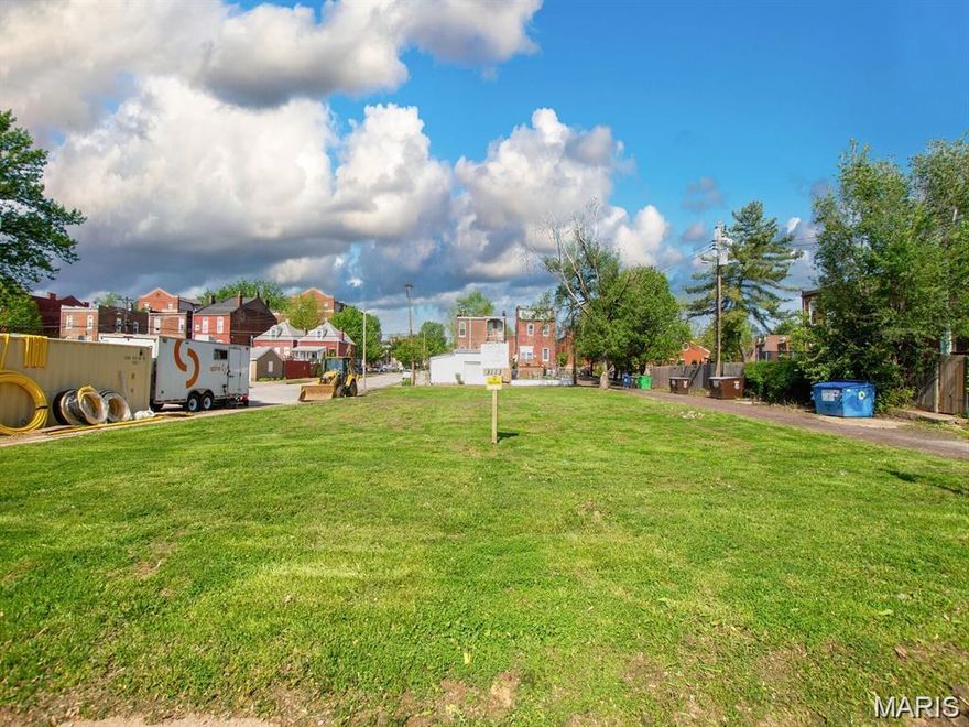 Discover the perfect opportunity to build your dream home or investment property in the vibrant Benton Park West neighborhood of St. Louis, MO! This spacious 60x125 lot offers ample room for creativity and design, nestled in a community known for its rich history and artistic flair. 

Situated in a prime location, you’ll enjoy easy access to local shops, restaurants, and parks, making it an ideal spot for families and young professionals alike. The lot is conveniently positioned near major highways, providing quick connectivity to downtown St. Louis and beyond.

Whether you envision a modern residence or a charming bungalow, this lot provides the canvas to make it a reality. Don’t miss out on this exceptional opportunity to claim your piece of Benton Park West—where urban living meets community spirit!