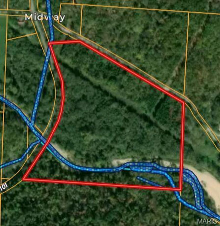 Discover your very own River/Creek front property!!! This non restricted 20-acre M/L parcel has a lot to offer including turnkey power utilities with power already on-site, Great location just minutes off of Highway 5 and a short drive to Douglas County town of Ava and just a skip and a jump to Mansfield, Mo located on Highway 60. This rare gem is perfect for a small cabin, float trips, camping, fishing or just a weekend getaway spot!!!!! Call today. More land available.