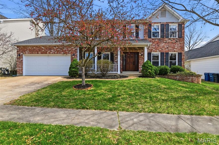 Welcome to this handsome 2-story home, perfectly situated in the highly desirable Audubon Woods subdivision on a quiet street. Offering 4 bedrooms and 4  bathrooms, this home is designed for comfortable and elegant living. Step inside to discover the charm of the main floor, featuring gleaming bamboo flooring and high ceilings w/moldings that create an open and airy ambiance. The spacious kitchen is a cooks dream. It features a stunning center island, complemented by a full suite of stainless steel appliances, an impressive abundance of cabinetry, elegant granite countertops, and a delightful breakfast room. From the breakfast room, access to the amazing oversized & tiered covered deck which offers an incredible outdoor living space, promising endless entertaining opportunities and creating cherished memories.  Enjoy your level fenced yard!  The breakfast room  seamlessly flows into the inviting family room which is truly a focal point, boasting a cozy gas fireplace elegantly flanked by built-in shelving & bay window allowing plenty of natural light. Completing the main level are a formal dining room with coffered ceilings, a versatile office/bonus room, a convenient powder room, and a practical main-floor laundry area. On the upper level - find a truly generous primary suite. The space is adorned with coffered ceilings, and features a huge walk-in closet, providing ample storage, along with a expansive primary bath. Three additional bedrooms and a full bath complete this comfortable upper level. The lower level offers versatility - Here you'll find a fantastic rec room, complete with a wet bar plus a bonus room, a half bath, a walk-in storage/closet room, and a vast, functional storage area, catering to all your needs. This home offers the perfect blend of elegance, comfort, and functionality. New carpet on upper level 3/26. 1 Yr HPP,  Walk to AAA Parkway schools, parks- LOCATION!