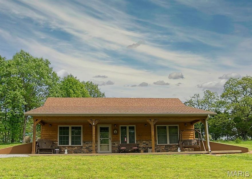 ?? Private Country Retreat on 41 Acres - Energy Efficient Earth Berm Home ?? Escape to your own secluded paradise with this unique 2 bedroom, 1 bathroom earth berm home nestled on 41 stunning acres. Designed for efficiency and comfort, this home offers low-cost heating and cooling year-round, making it as practical as it is peaceful. Step inside to find a cozy, functional layout featuring a spacious utility room and a built-in safe room for added security and peace of mind. The home's design embraces simplicity and durability, perfect for those looking to live efficiently without sacrificing comfort. Enjoy your mornings or unwind in the evenings on the front porch overlooking breathtaking views of rolling countryside. The property itself is a rare find--a perfect blend of wooded acreage and open pasture, ideal for hunting, livestock, or recreational use. A creek winds through the middle of the land, adding both beauty and usability to this already incredible setting. And best of all, the home offers true privacy, tucked away where it cannot be seen from the road. If you've been searching for a peaceful homestead, hunting retreat, or off-the-grid lifestyle opportunity--this one checks all the boxes. ? 2 Bed | 1 Bath ? Earth Berm (Energy Efficient) ? Safe Room ? Large Utility Room ? 41 Acres (Woods + Pasture) ? Creek Running Through Property ? Private, Secluded Setting ? 24 x 24 Shop Building ?? A rare opportunity to own a property that combines efficiency, privacy, and natural beauty.