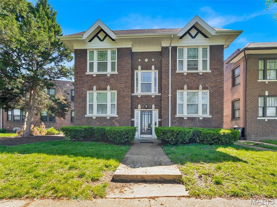 Turn key 4 family in the heart of University City! Perfectly positioned in one of the area’s most desirable investor neighborhoods, this property offers exceptional walkability and close proximity to Washington University making it highly attractive to tenants. Just minutes from the vibrant Delmar Loop, residents will enjoy easy access to popular restaurants, shopping, entertainment, and public transportation. Each spacious unit features 2 bedrooms, 1 full bath, fully updated kitchens with stainless appliances, original hardwood flooring, large windows with abundant natural light, and timeless character throughout. The basement includes individual washer/dryer setups for each unit along with dedicated storage spaces. This property is truly turn key and an ideal addition to your investment portfolio.